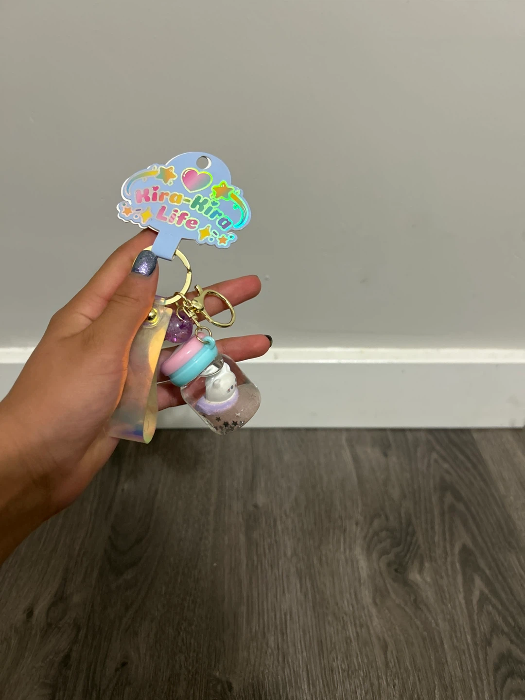 Kira-Kira Life Cat Jar Keychain