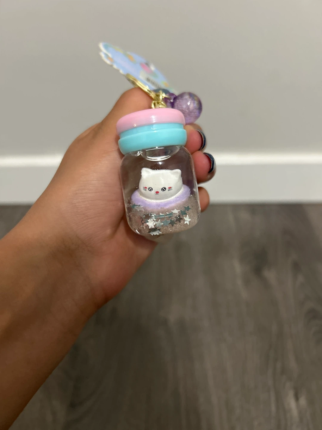 Kira-Kira Life Cat Jar Keychain - photo 3
