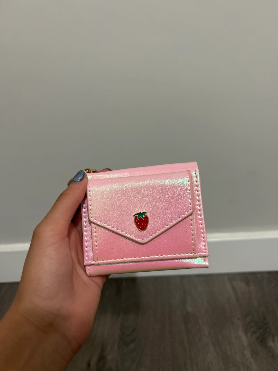 Claire's Pink Strawberry Wallet - photo 2
