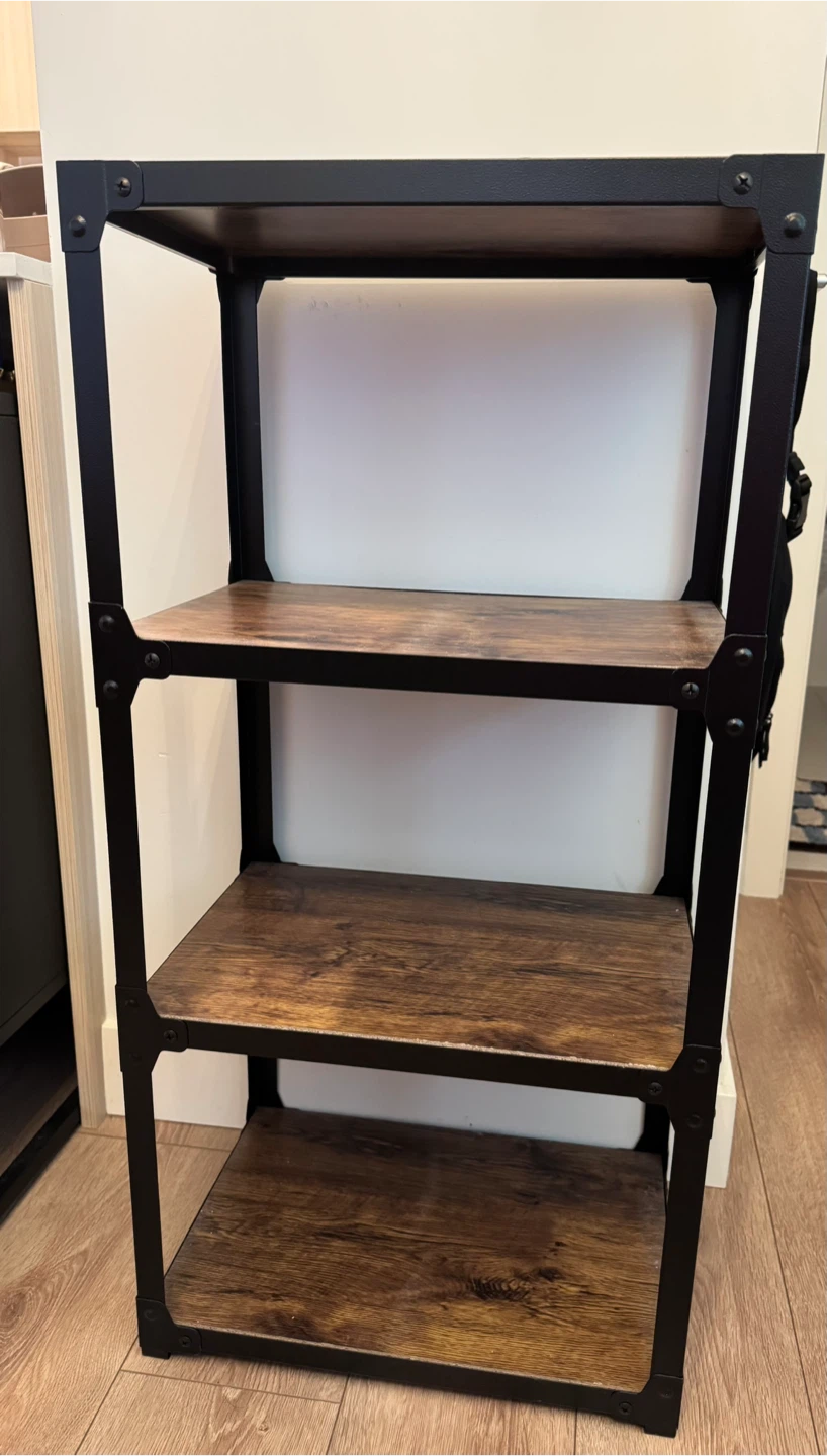 4-Tier Industrial Style Shelving Unit