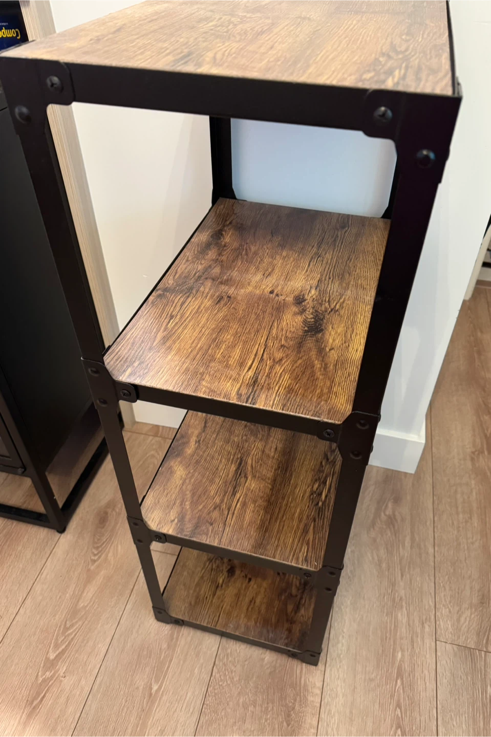 4-Tier Industrial Style Shelving Unit - photo 4