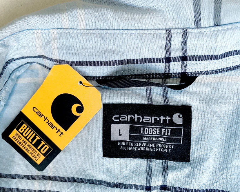 Carhartt Men’s Shirt Size Large Short Sleeve Button Up Shirt NEW - photo 2