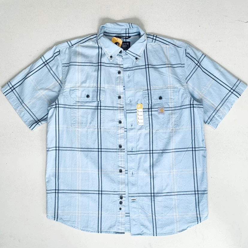 Carhartt Men’s Shirt Size Large Short Sleeve Button Up Shirt NEW - photo 3