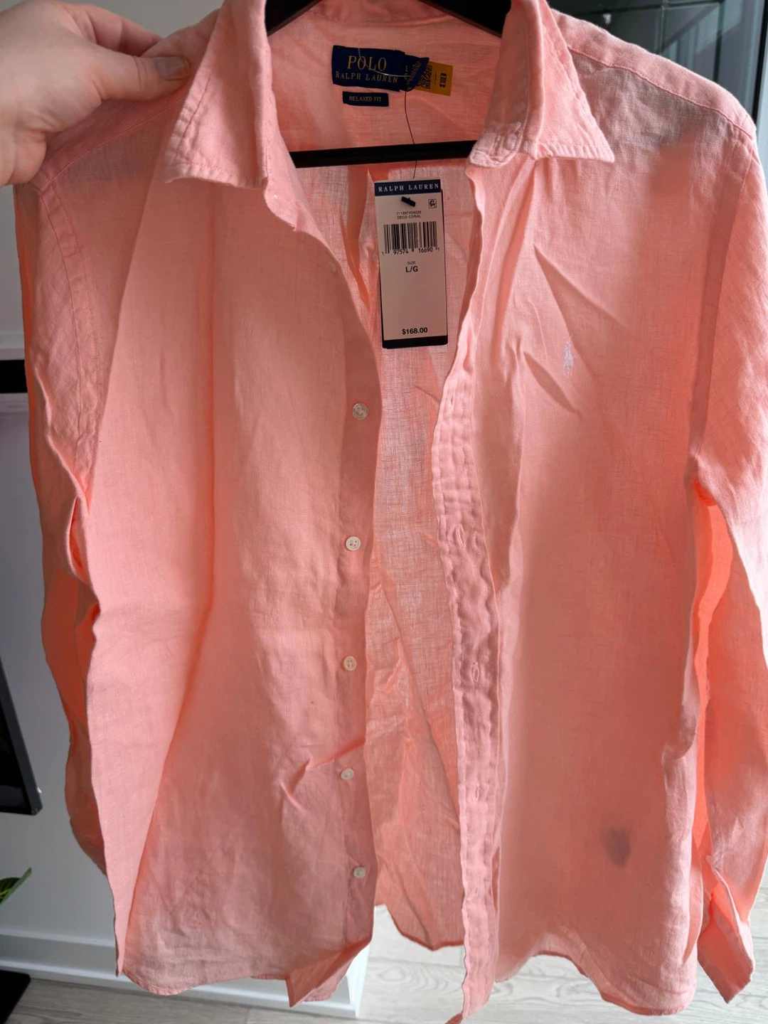 Ralph Lauren Polo Linen Shirt L - photo 3