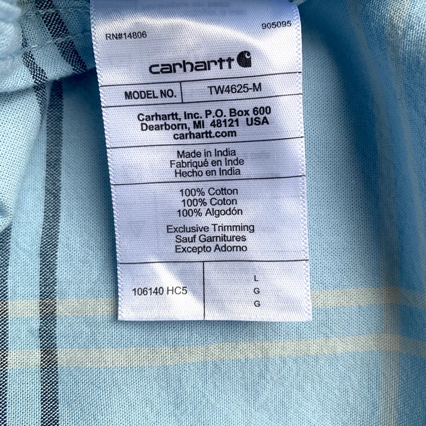 Carhartt Men’s Shirt Size Large Short Sleeve Button Up Shirt NEW - photo 4