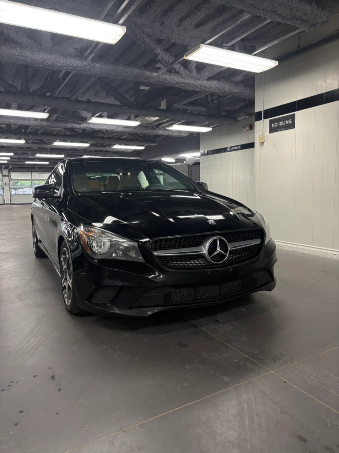 Black Mercedes-Benz CLA 250 Sedan