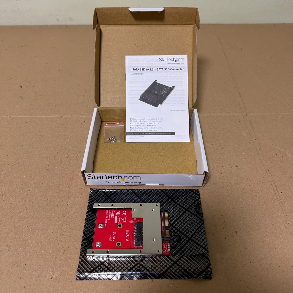 mSATA SSD to 2.5in SATA SSD Converter NEW - photo 2
