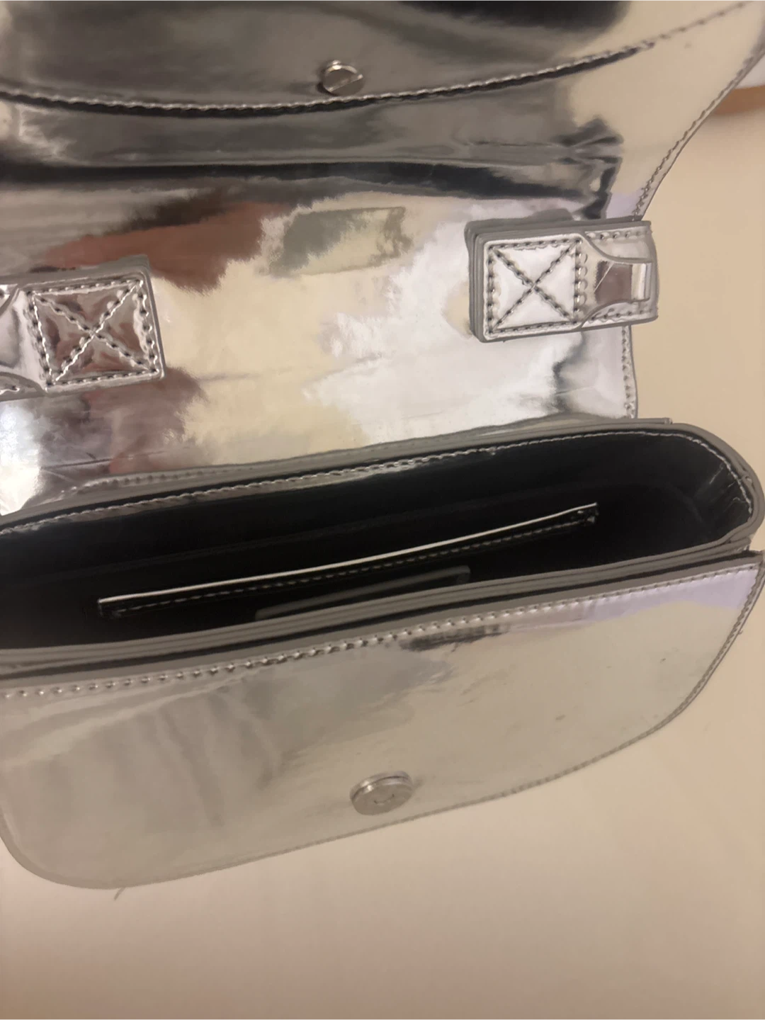 Silver Diesel Shoulder Bag - photo 2
