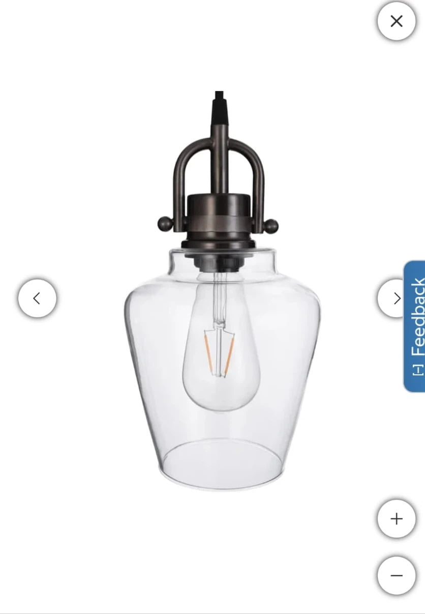 Modern Floor Lamp with Clear Glass Shades - photo 2