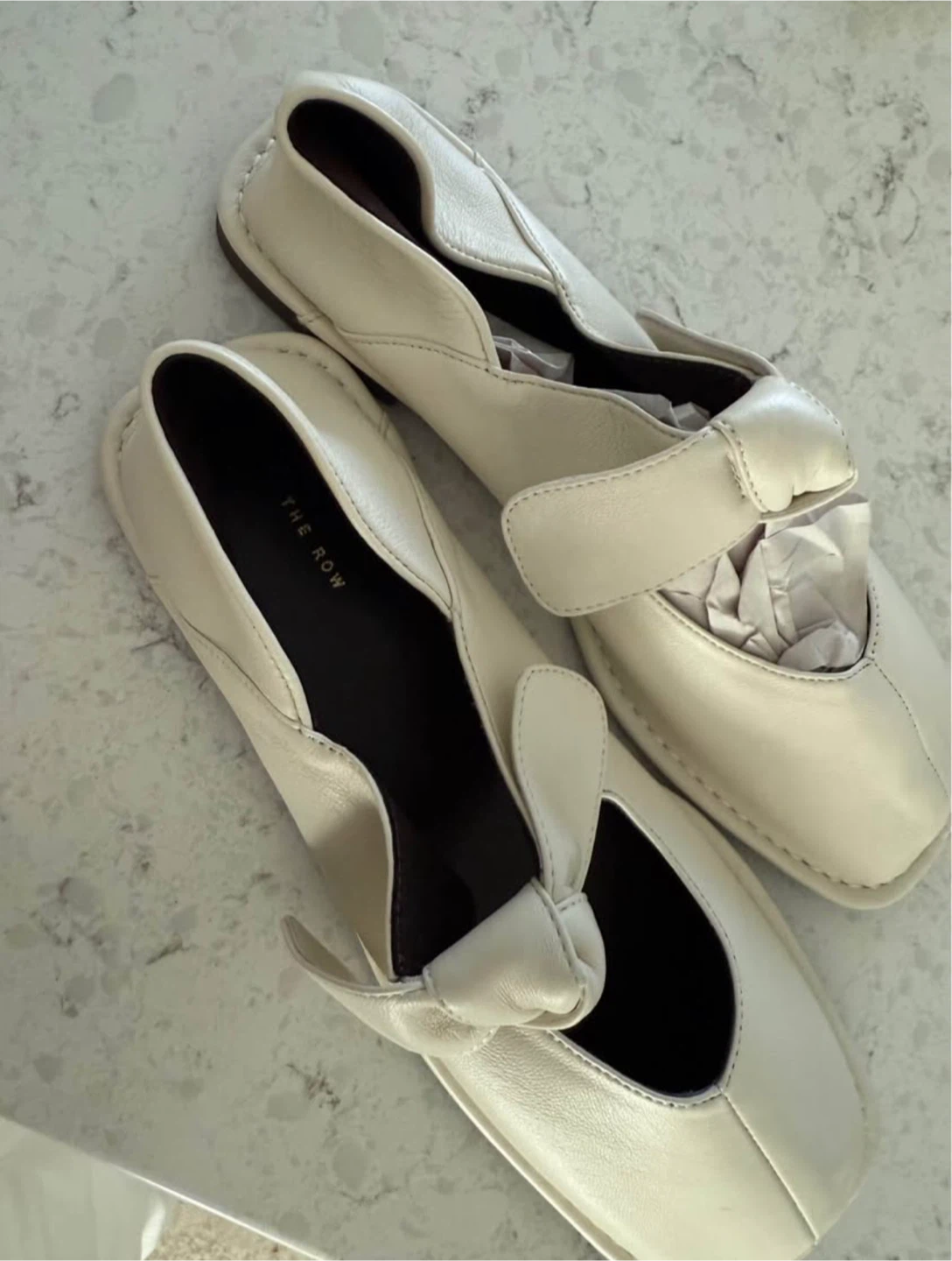 Cream Mary Jane Flats
