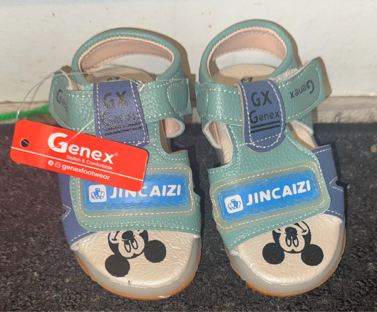 Genex GX Toddler Sandals with Mickey Mouse
