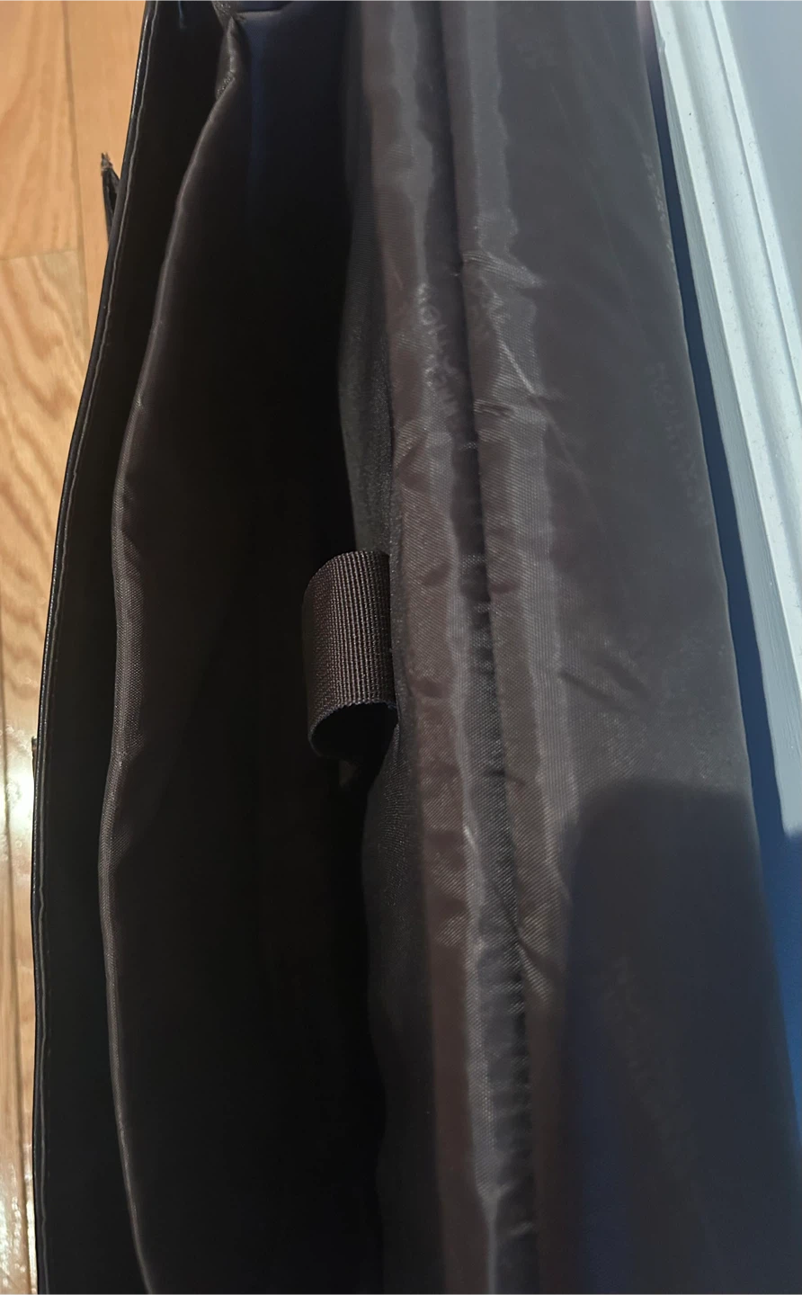 Kenneth Cole Reaction Black Leather Messenger Bag Briefcase - photo 4