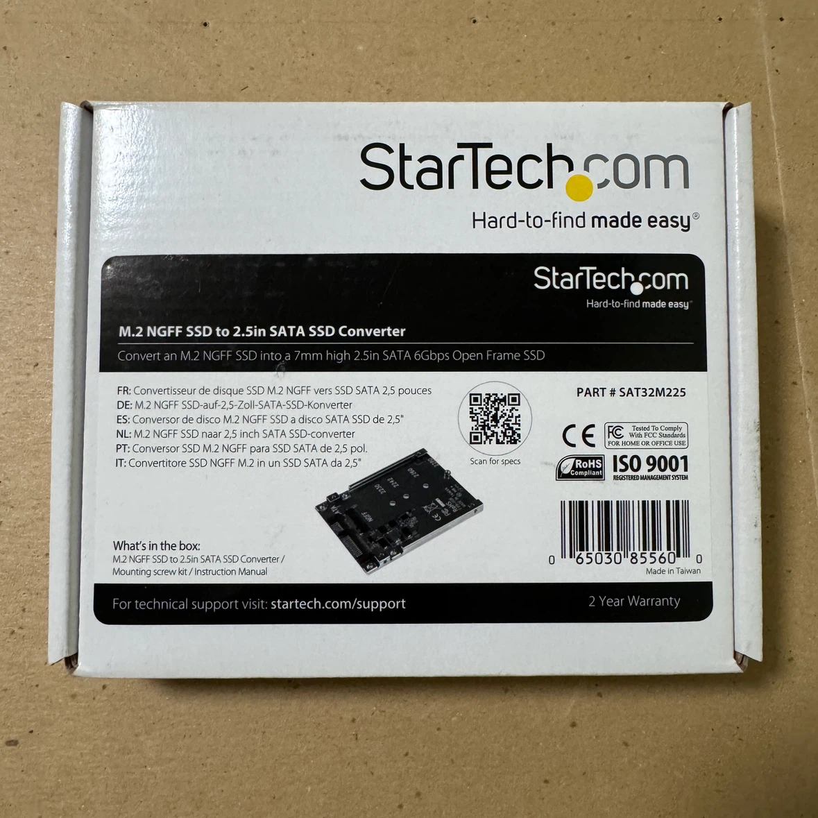 M.2 NGFF SSD to 2.5in SATA SSD Converter NEW
