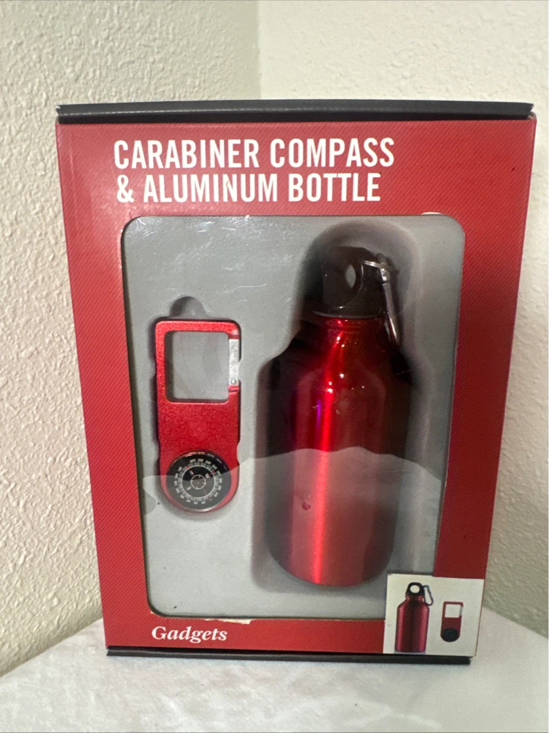 Carabiner Compass & Aluminum Bottle Set - photo 2