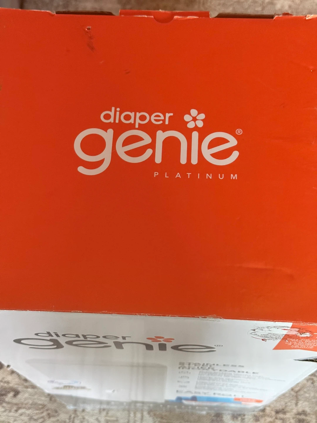 Diaper Genie Platinum Stainless Steel Diaper Pail - photo 2