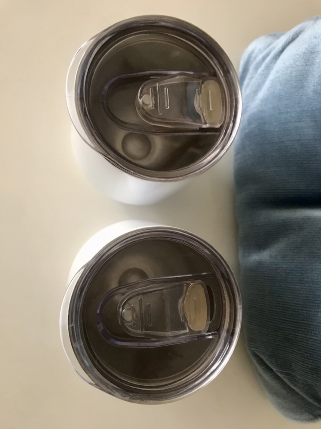 2 Stainless Steel Tumblers with Lids - photo 2