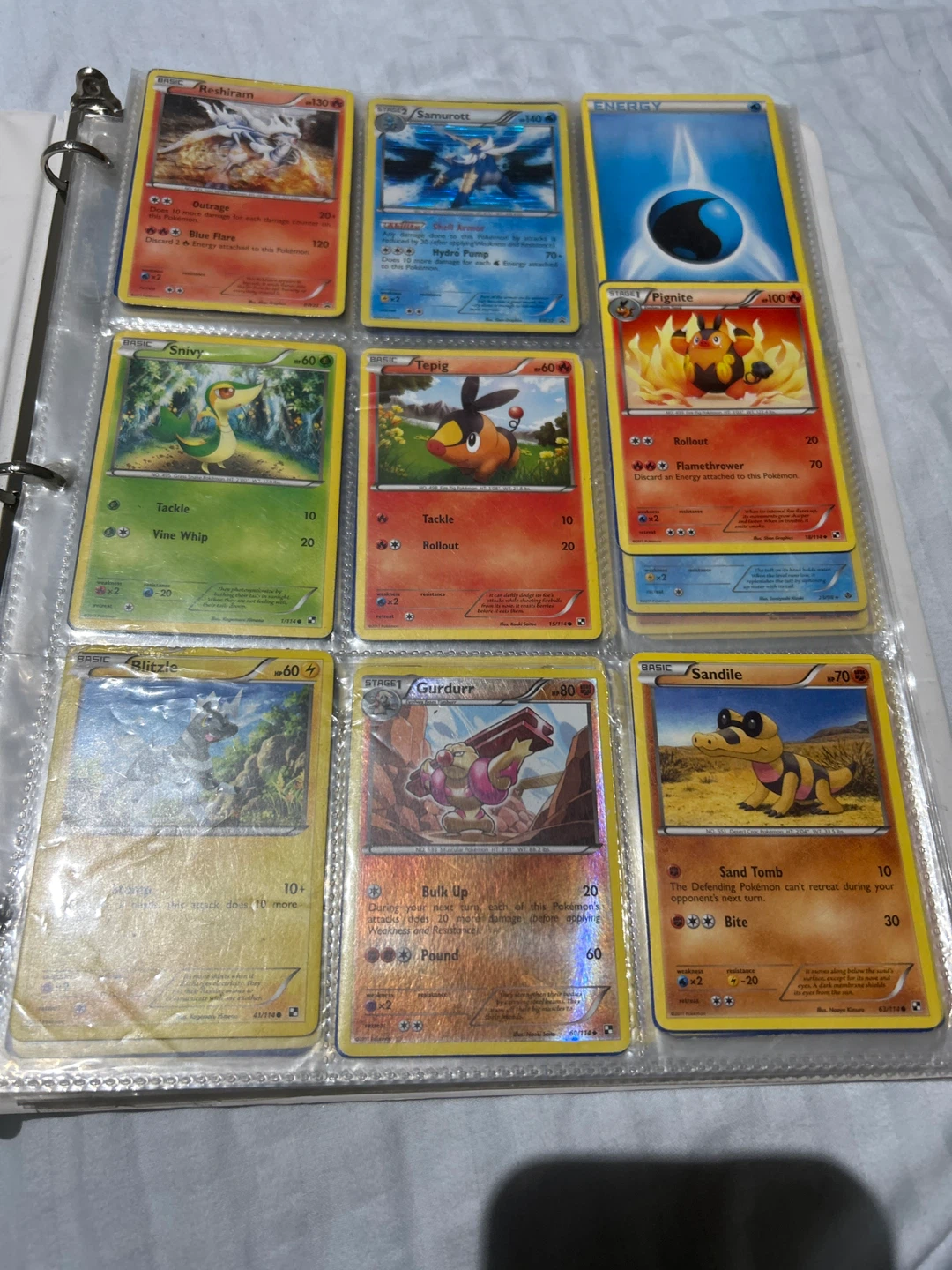 Pokemon Black & White Trading Card Collection Binder