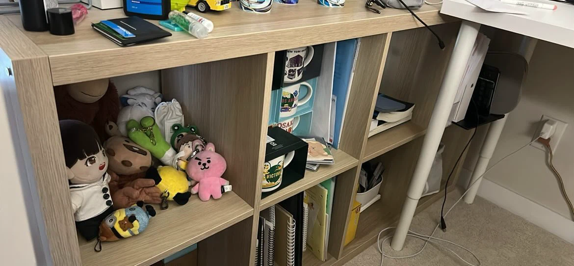 IKEA KALLAX Shelf Unit (White Stained Oak Effect) - photo 2