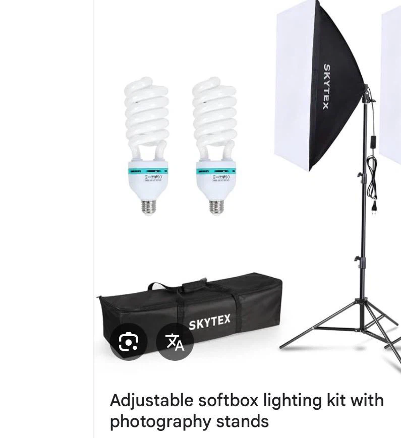 Skytex photography softbox lighting kit