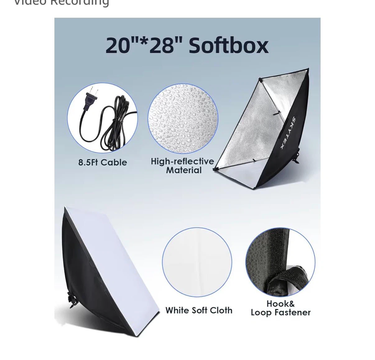 Skytex photography softbox lighting kit - photo 5