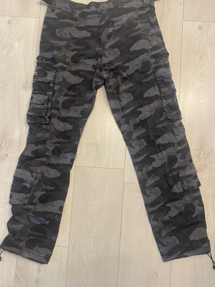 SUPPLY CARGO PANTS CAMO BLACK/GREY