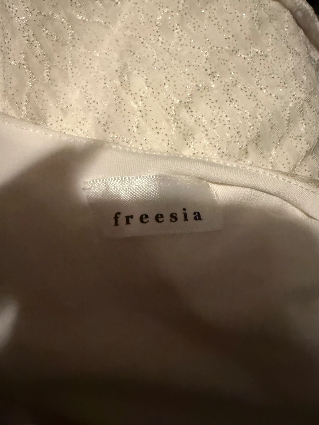 Freesia White Embellished Layered Tank Top - photo 3