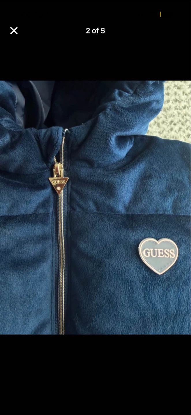 Blue Guess Puffer Jacket - photo 2