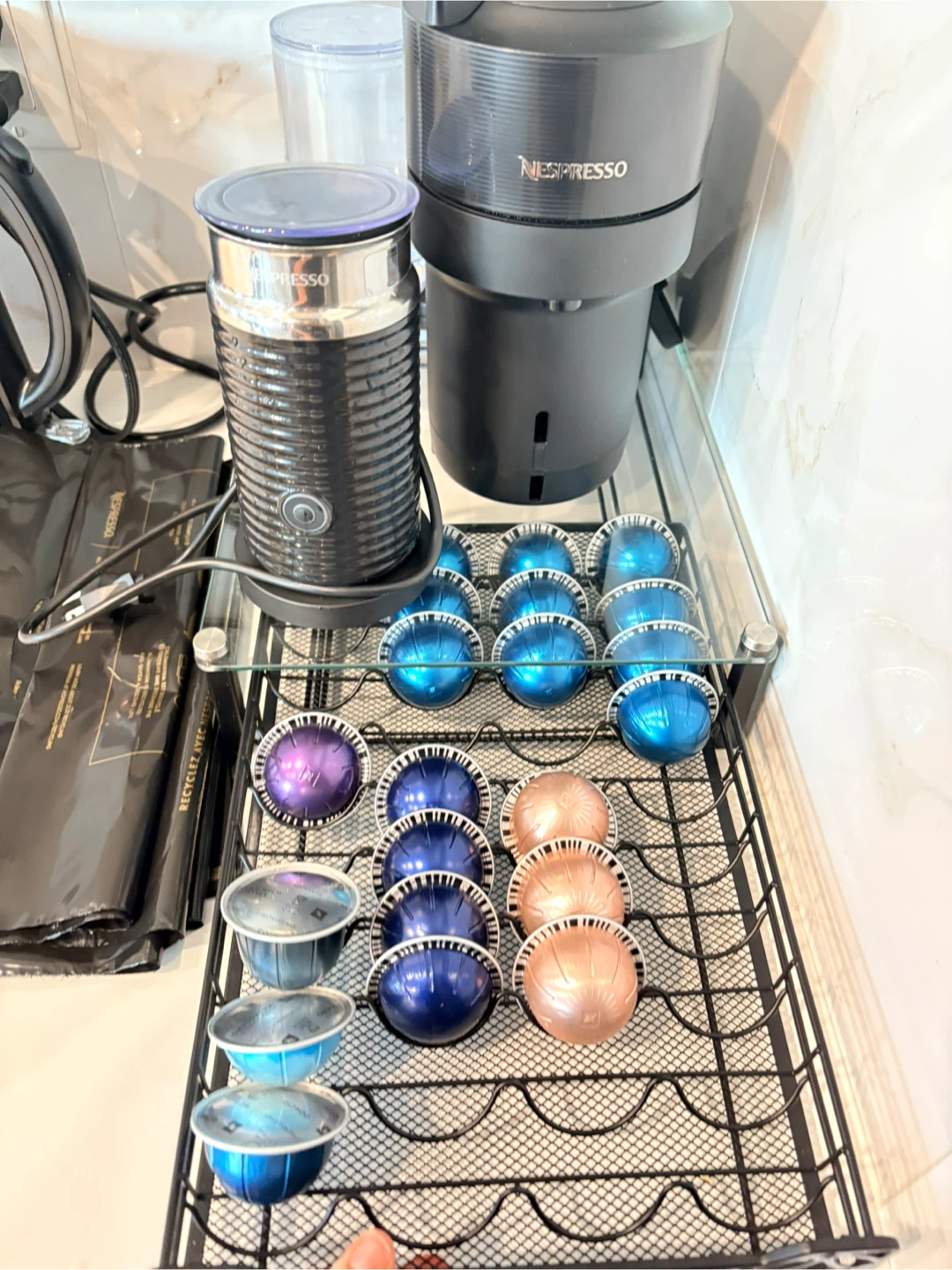 Nespresso Vertuo Coffee Machine and Milk Frother