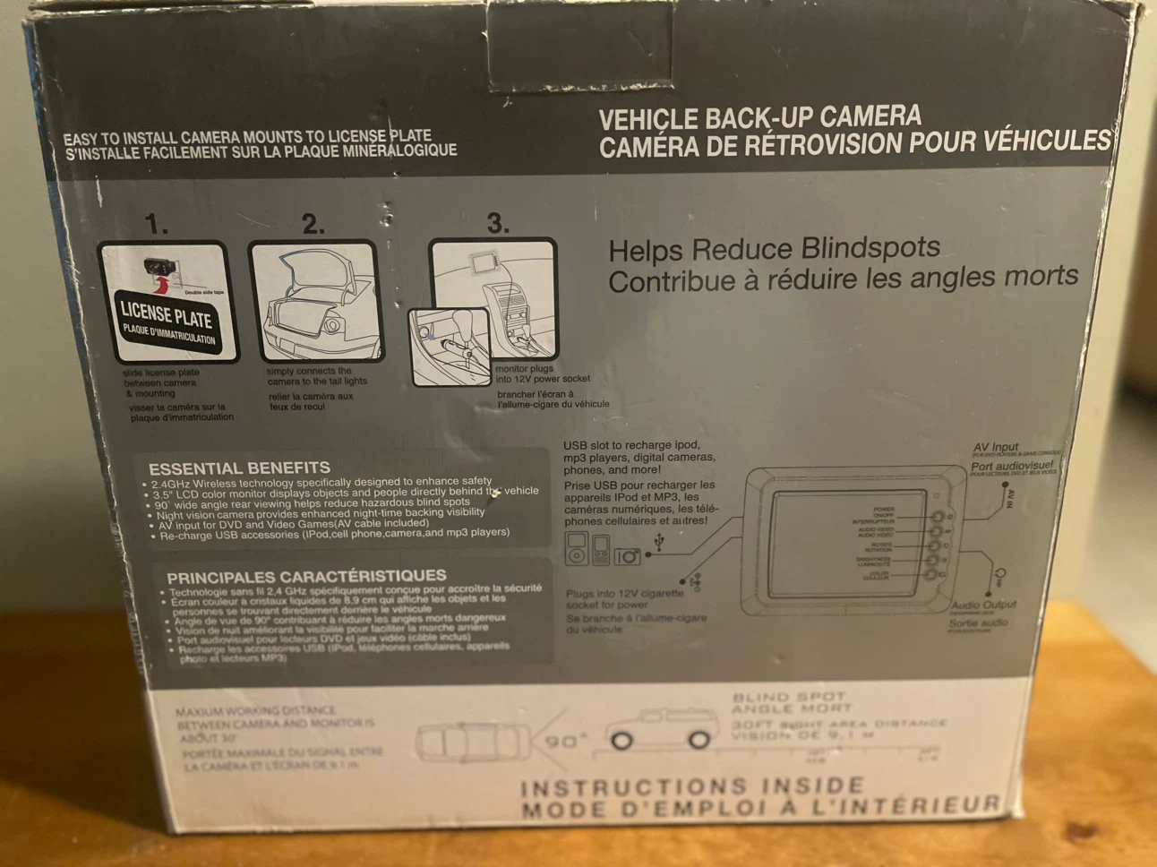 Vehicle Back-Up Camera with 3.5" Color Display - photo 2