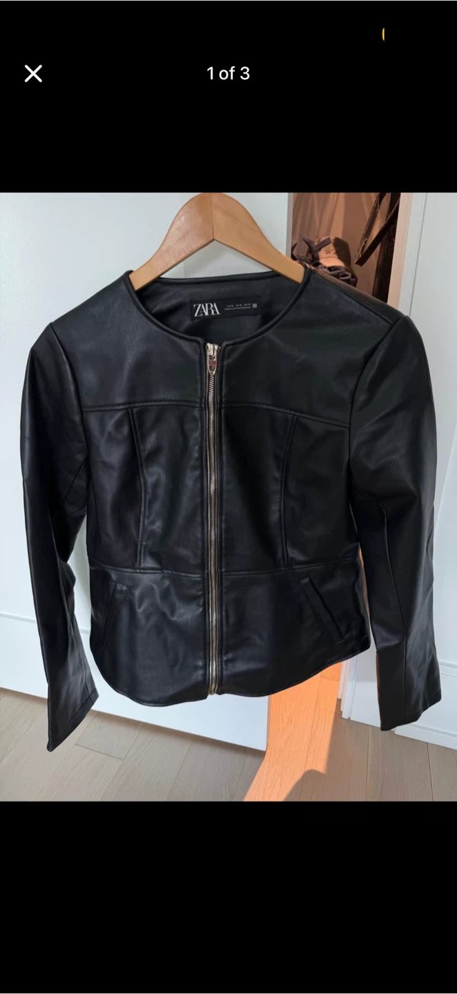 ZARA Faux Leather Jacket - XL