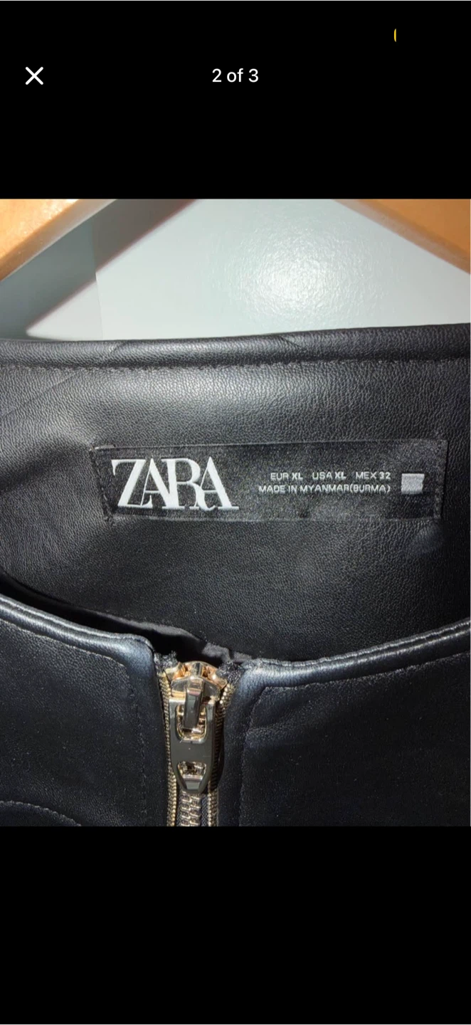 ZARA Faux Leather Jacket - XL - photo 2