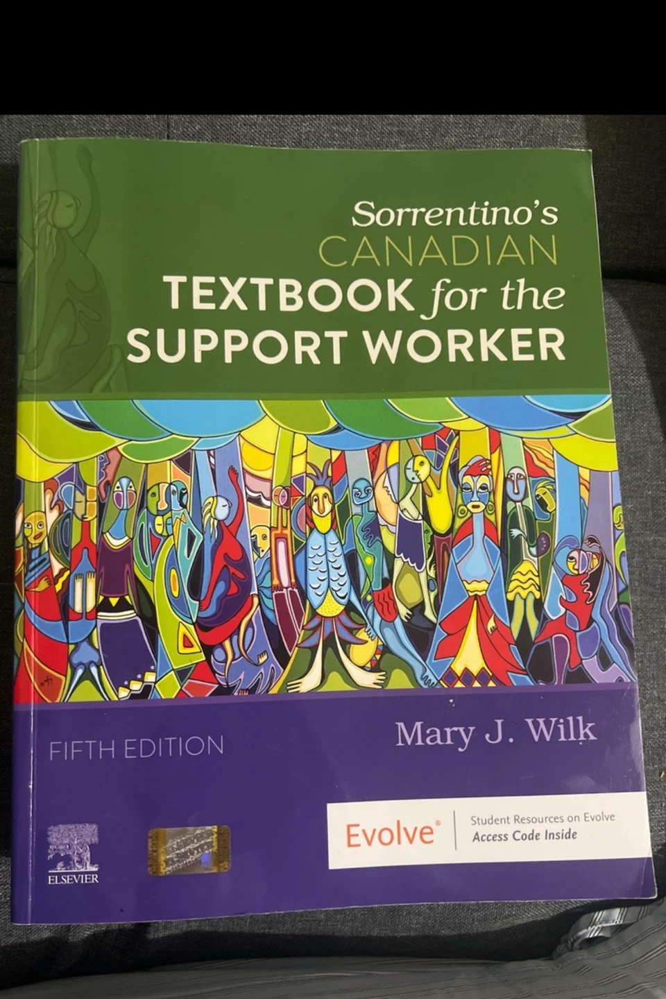 Textbook  for Support worker Sorrentino’s Fifth Edition
