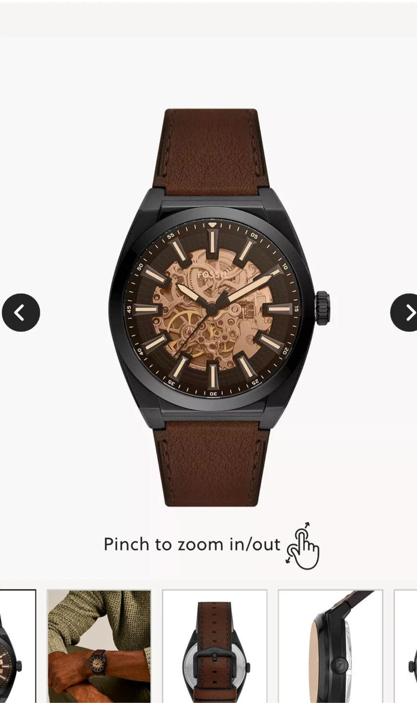 Fossil Automatic Skeleton Dial Watch - photo 2