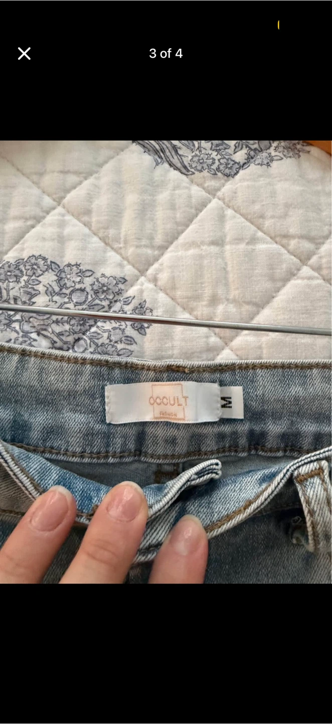 Occult Fashion Wide Leg Jeans - Size M - photo 2