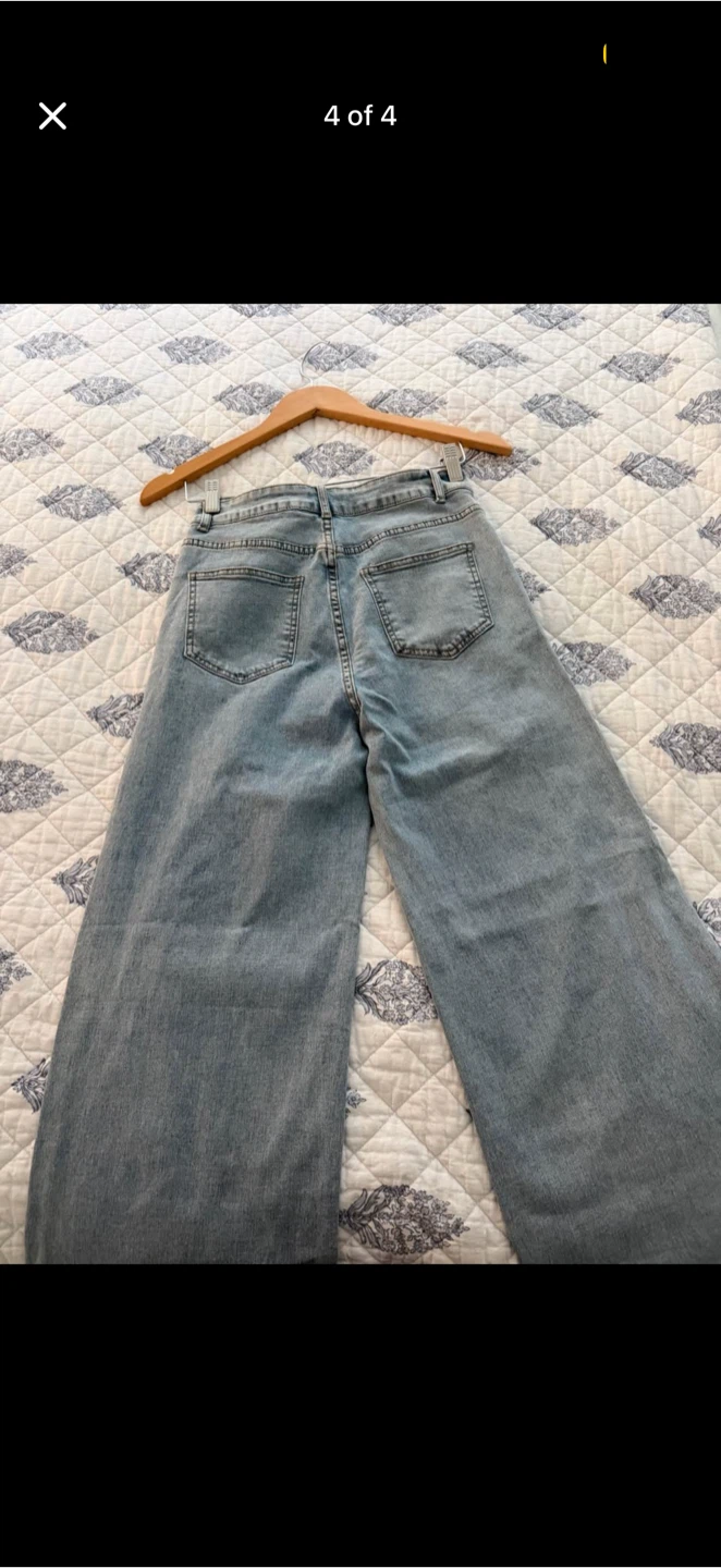 Occult Fashion Wide Leg Jeans - Size M - photo 3