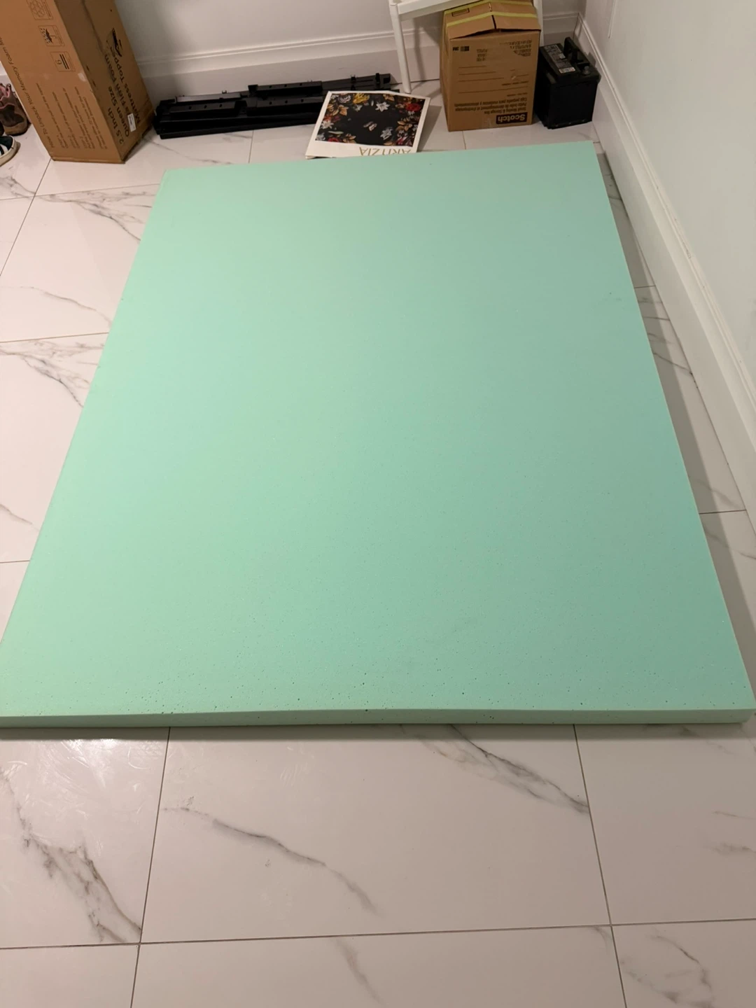 Pale Green Foam Mattress Topper - photo 2