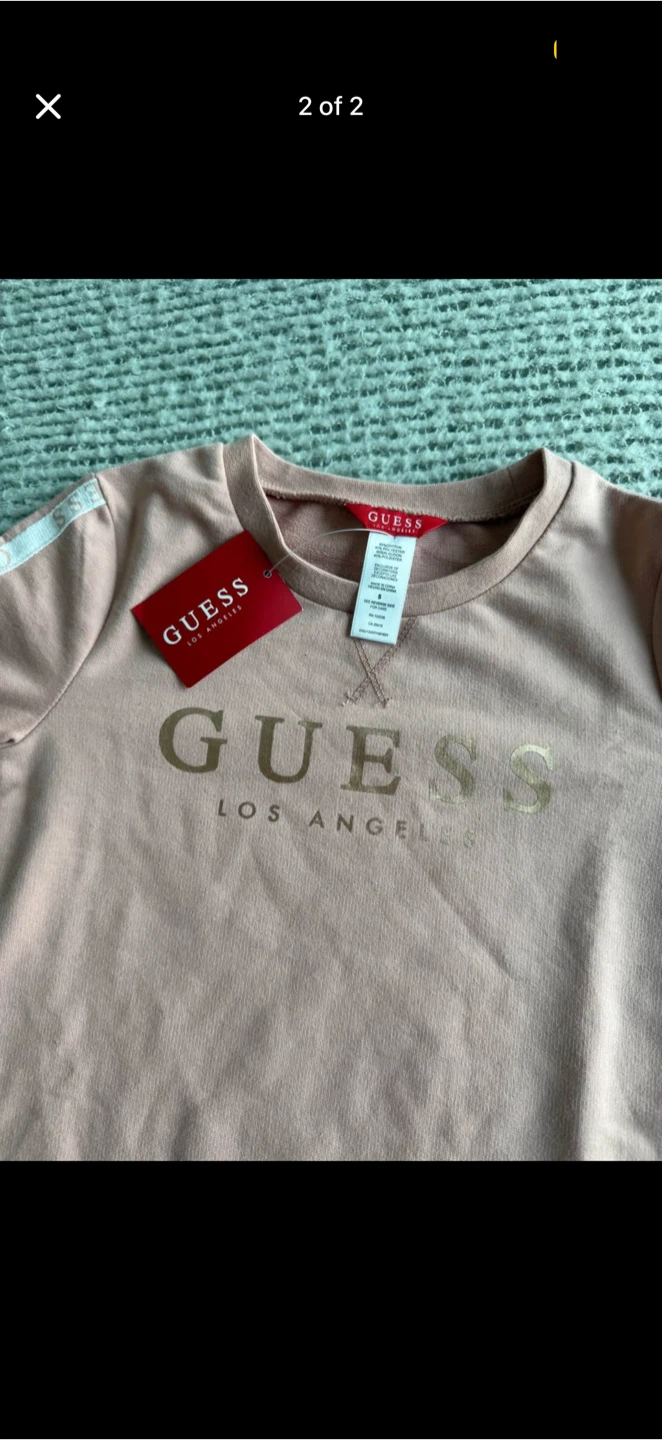 Guess Los Angeles Pink Dress with Pocket