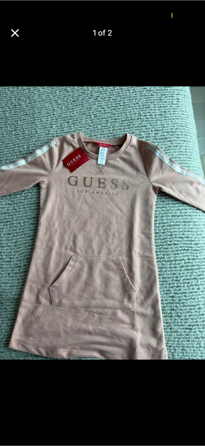 Guess Los Angeles Pink Dress with Pocket - photo 2