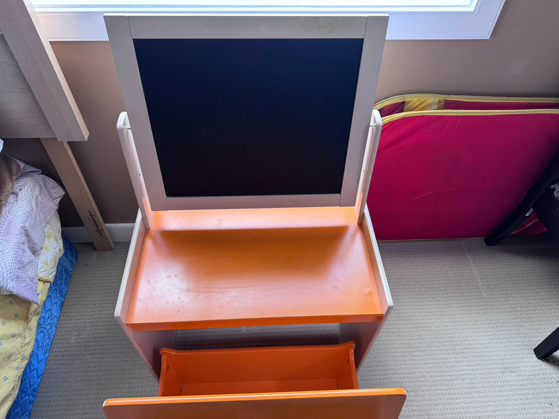 Children's Study table,Art Easel with Storage - photo 4
