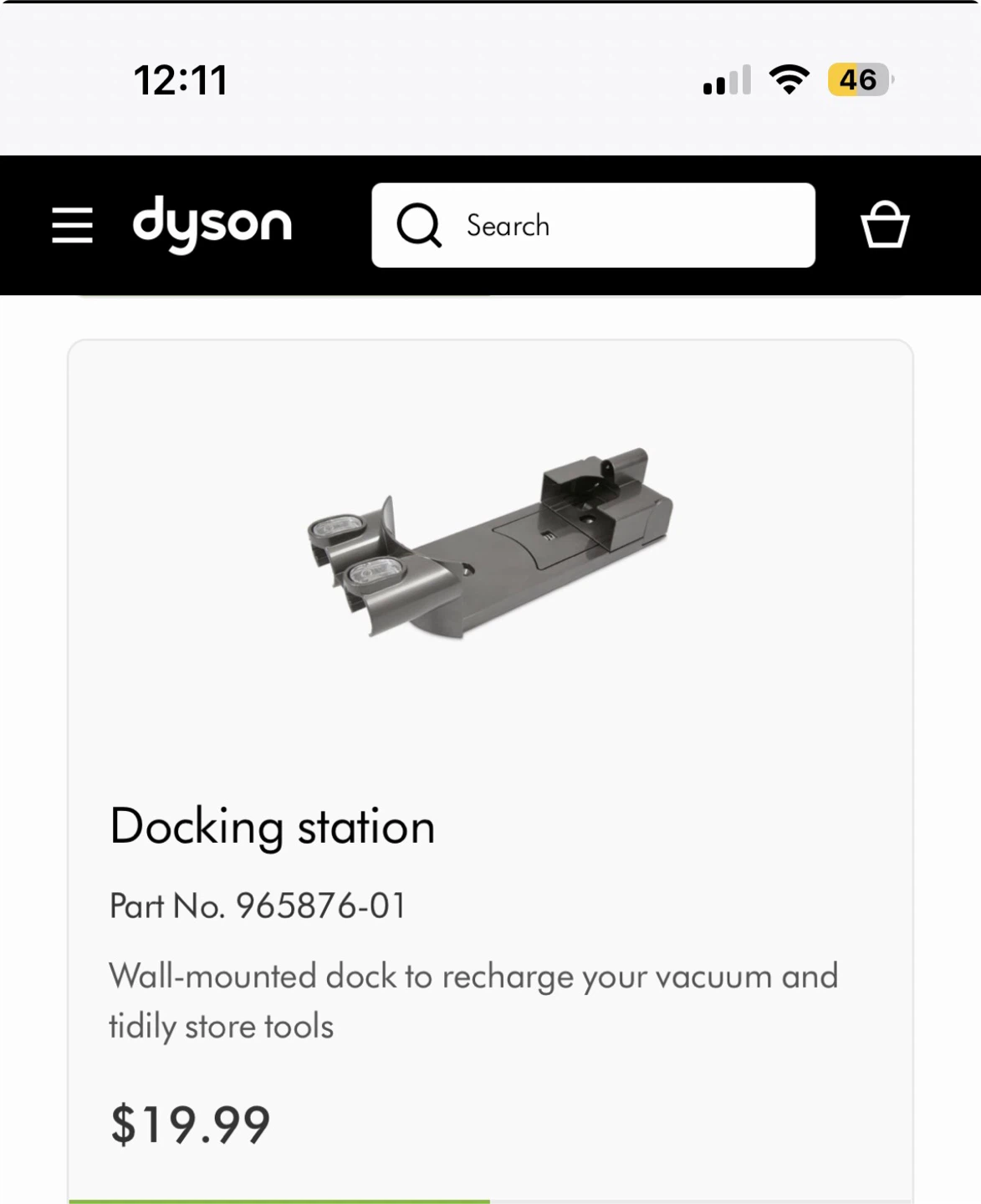 Dyson v6 White and Iron Cyclone parts for sale - photo 3