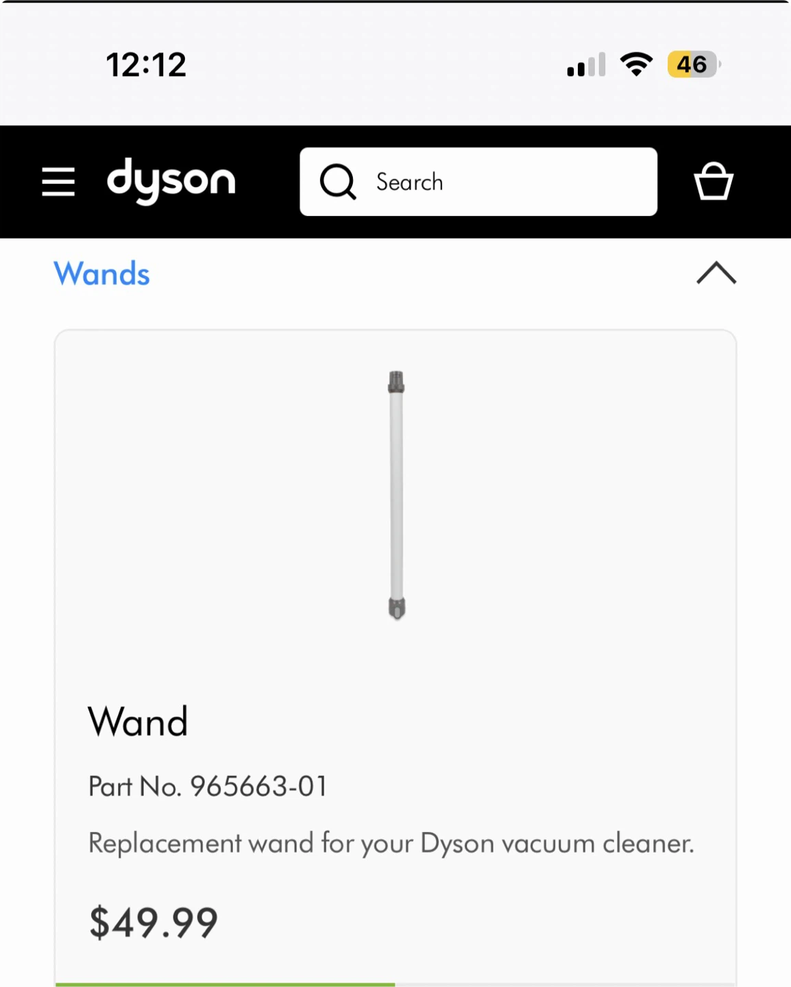 Dyson v6 White and Iron Cyclone parts for sale - photo 4