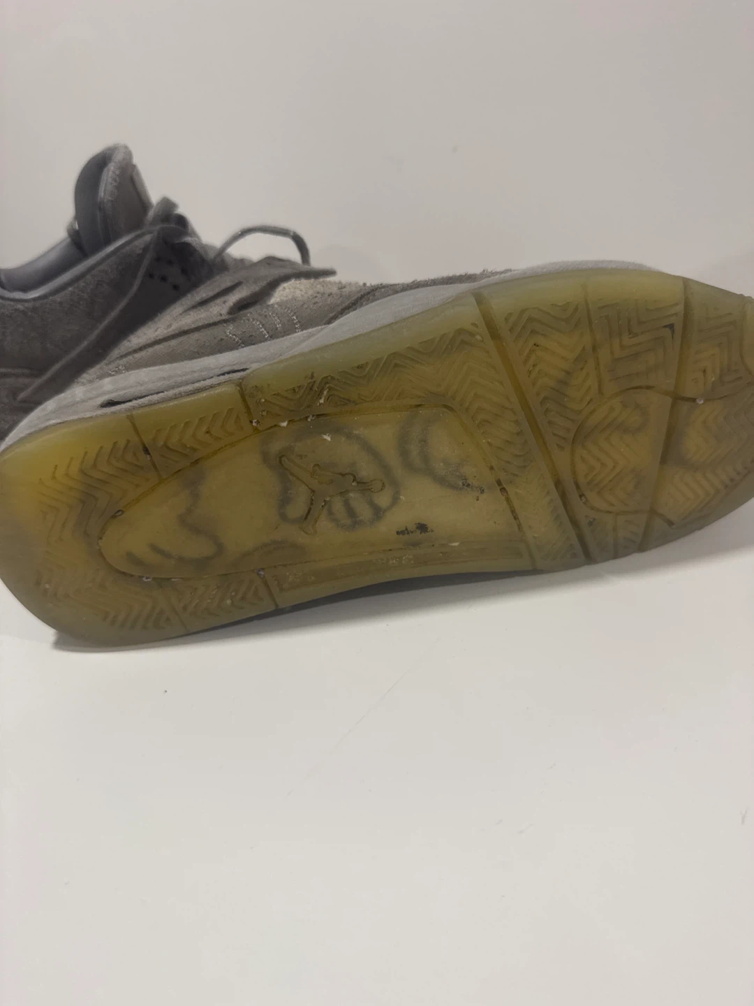 Air Jordan 4 KAWS Grey Sneakers - photo 4