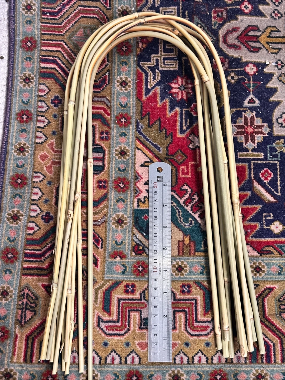 🆕 U Shaped Bamboo Plant Stakes x10