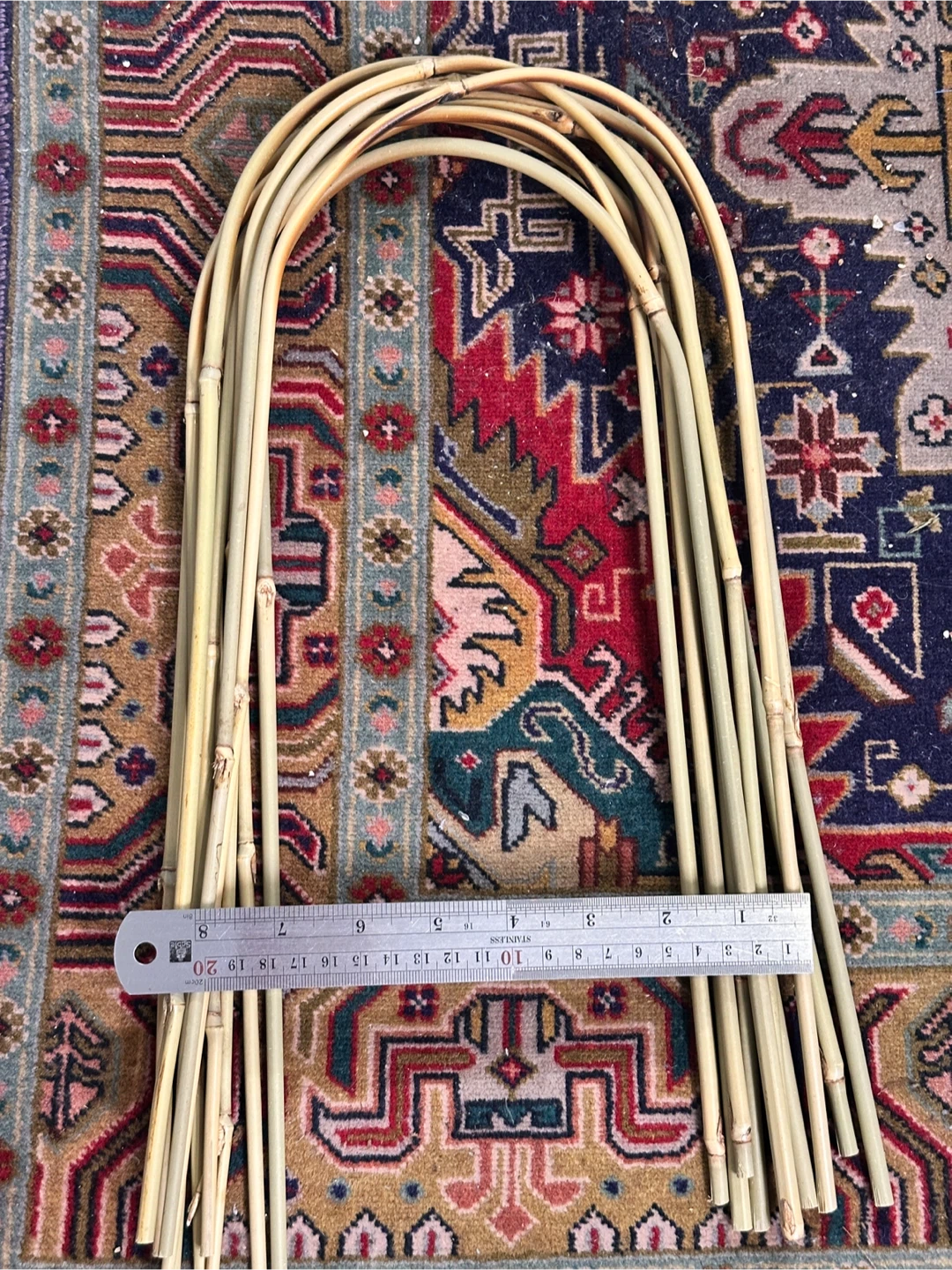 🆕 U Shaped Bamboo Plant Stakes x10 - photo 2