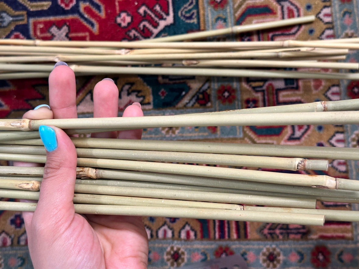 🆕 U Shaped Bamboo Plant Stakes x10 - photo 3