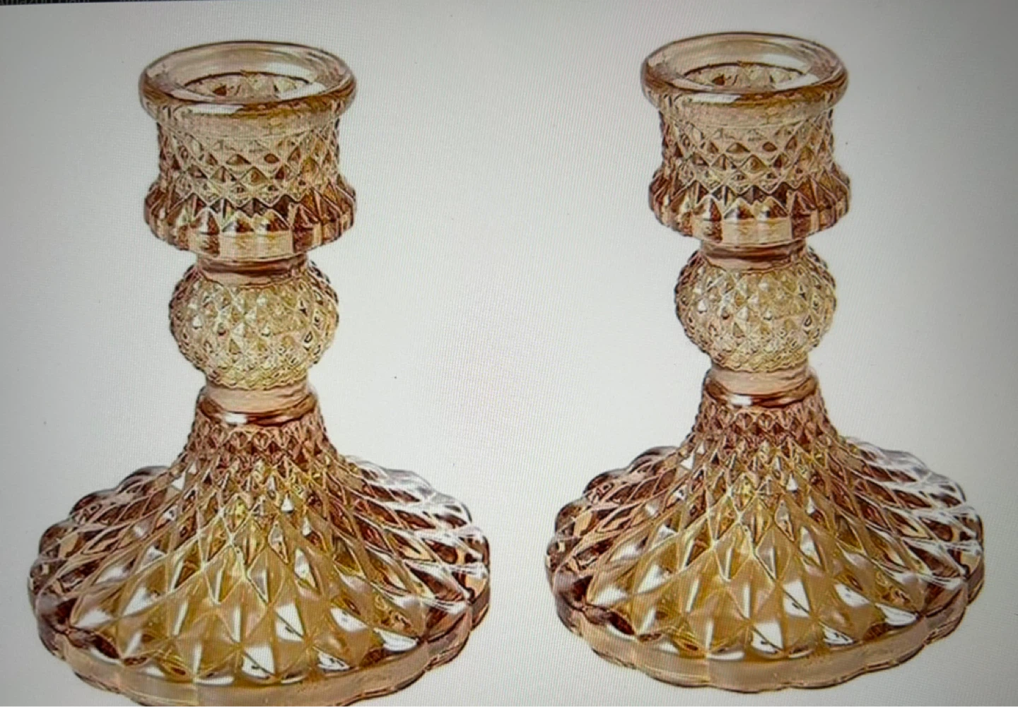Glass Candle Holders (Set of 2) - photo 2