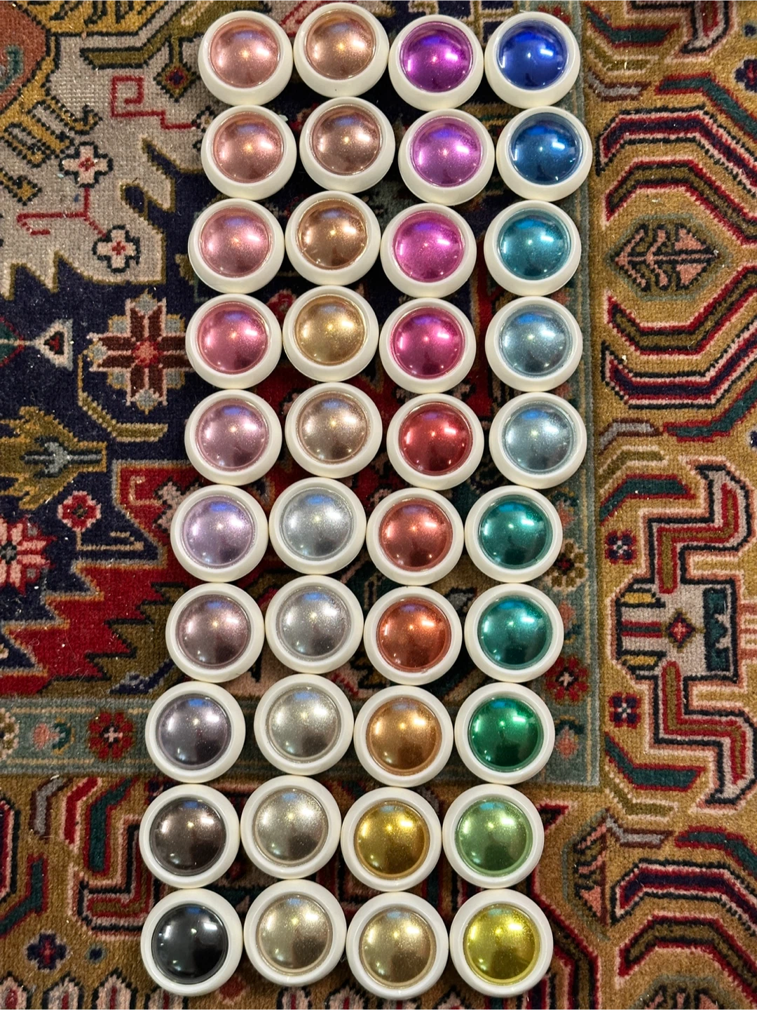 🆕 Metallic Chrome Powder Set x40