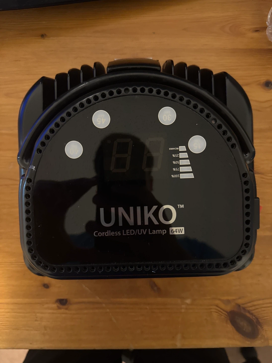 UNIKO Cordless LED/UV Lamp 64W Nail Dryer