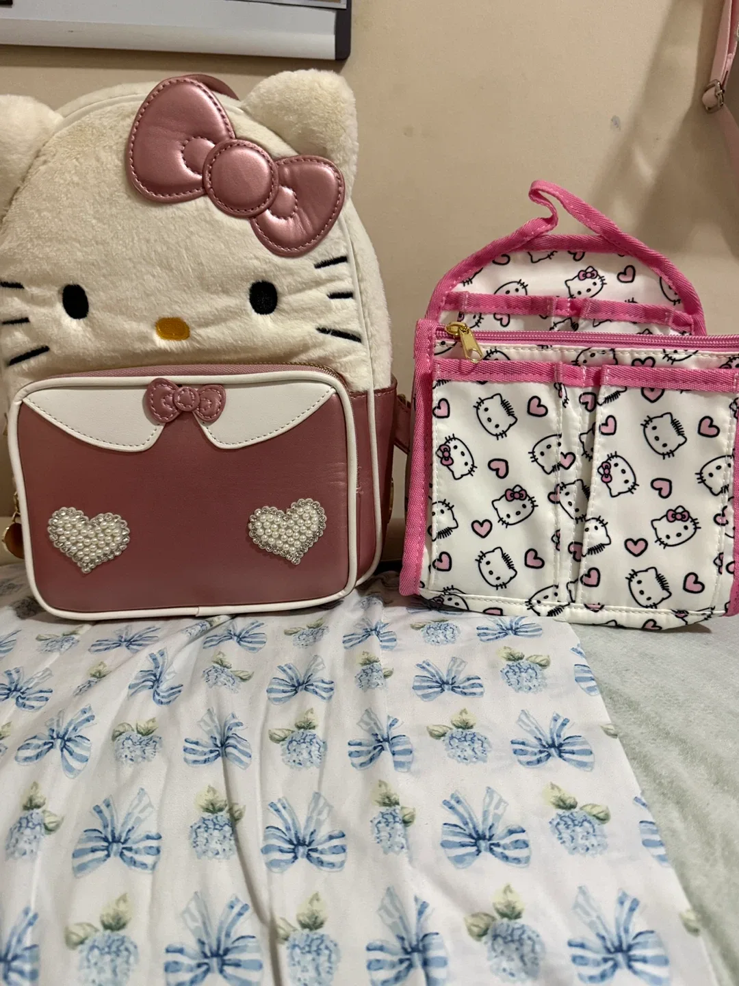 Hello Kitty Mini Backpack & Backpack Insert Organizer