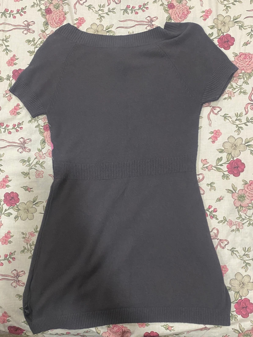 Vintage Y2K Garage Argyle Knit Babydoll Sweater - photo 4
